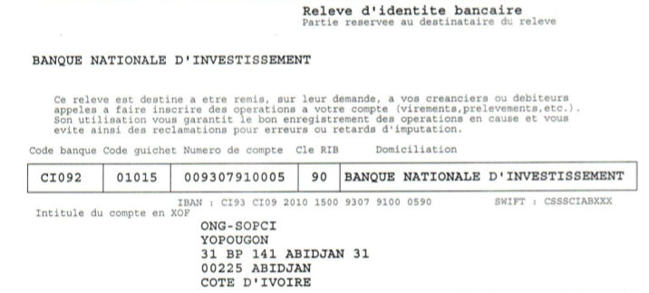 compte bancaire